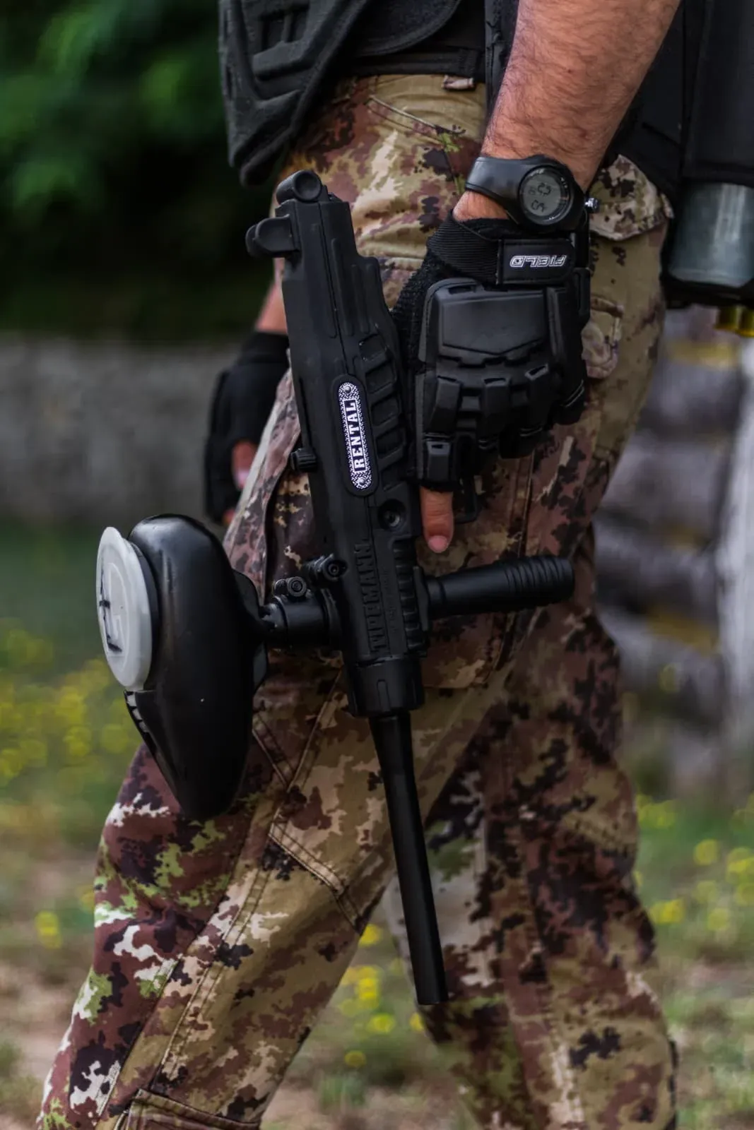 Azione di gioco al campo Axpro Paintball — foto 7