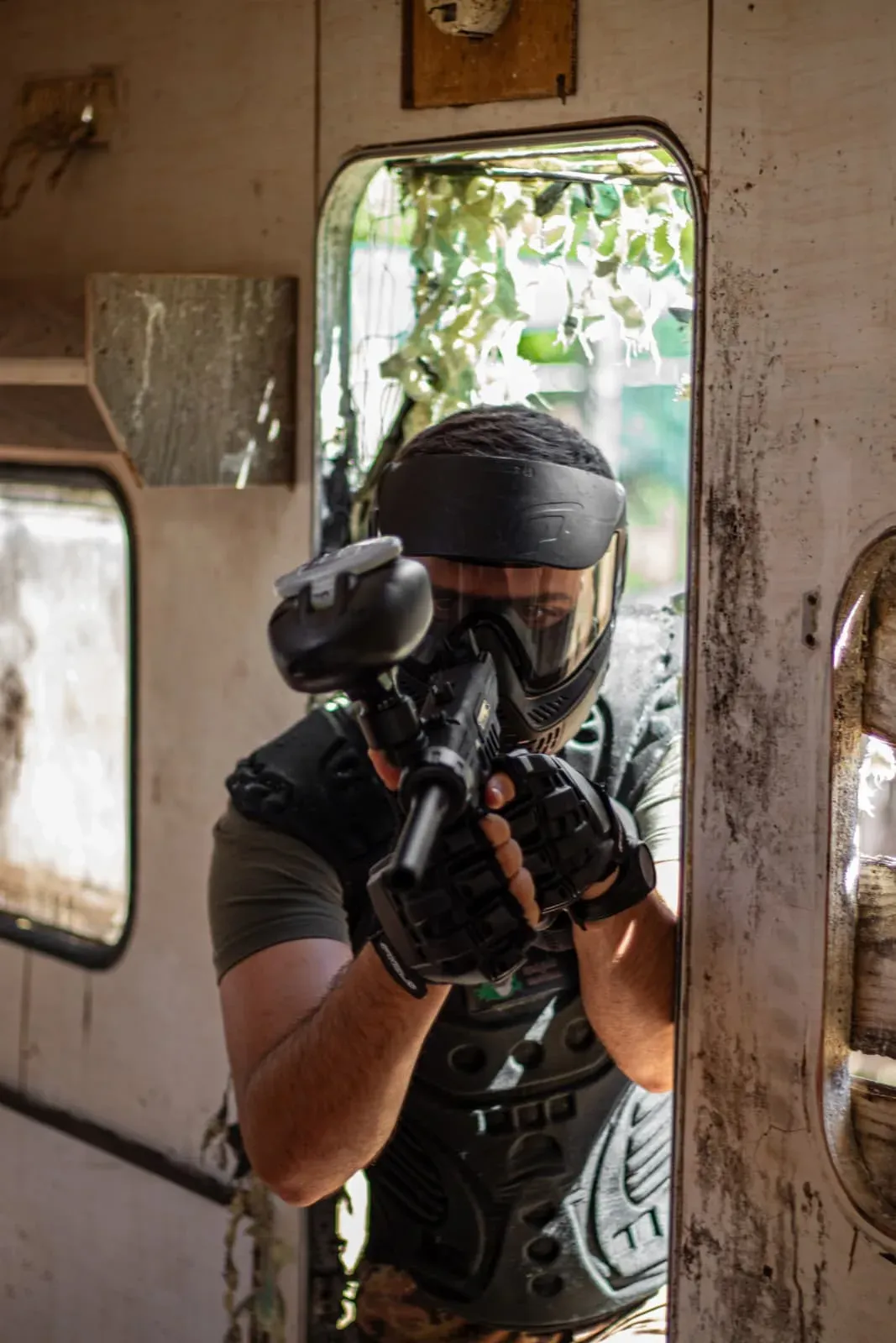 Azione di gioco al campo Axpro Paintball — foto 8