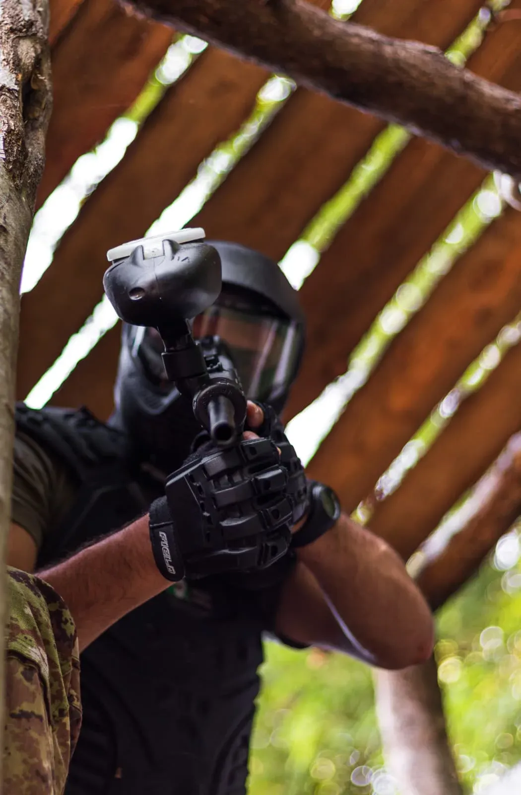 Azione di gioco al campo Axpro Paintball — foto 9