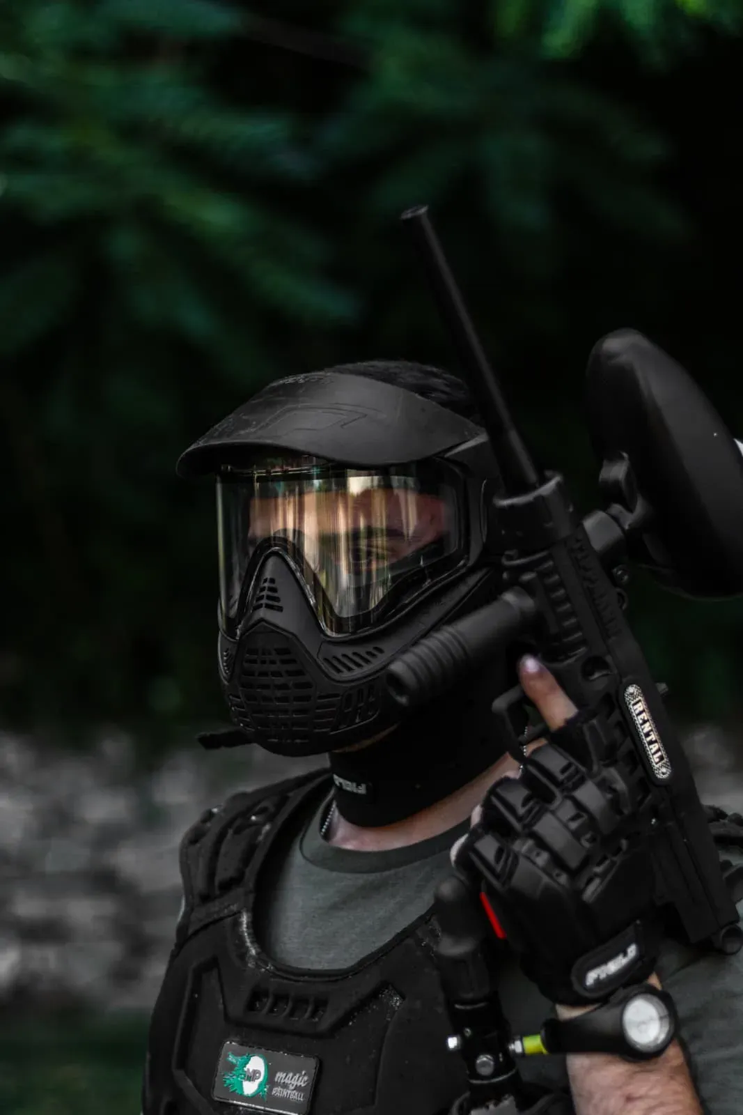 Azione di gioco al campo Axpro Paintball — foto 11