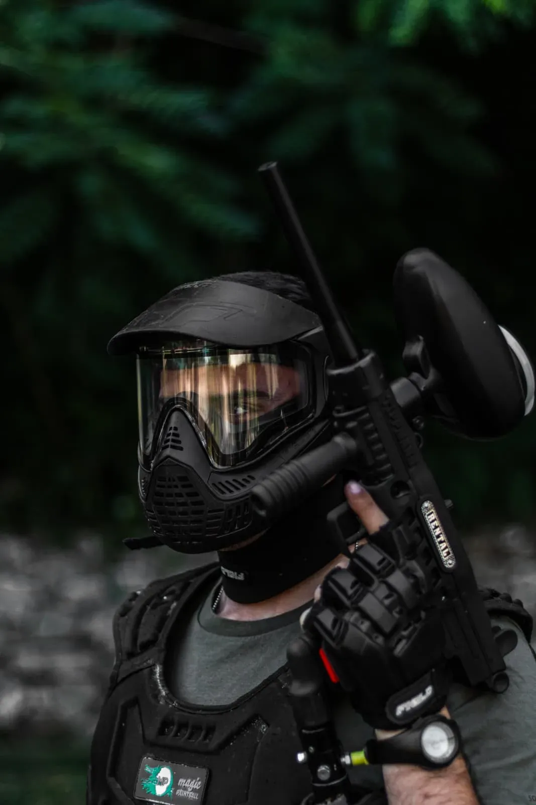 Azione di gioco al campo Axpro Paintball — foto 25