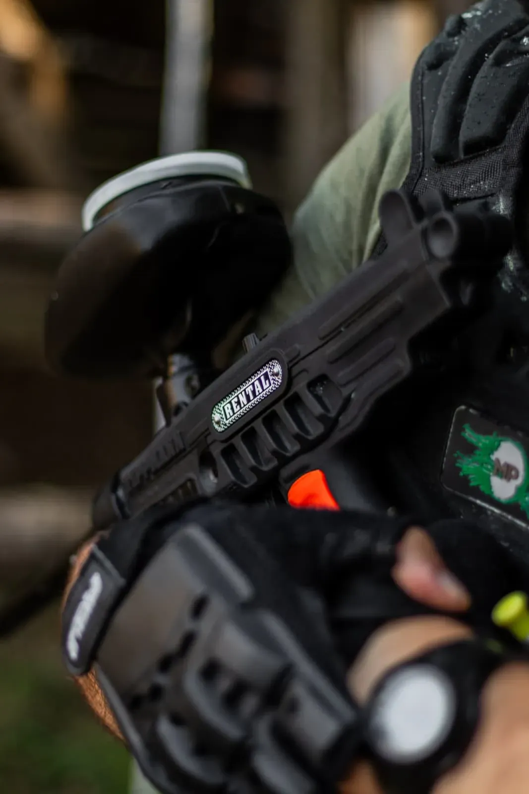 Azione di gioco al campo Axpro Paintball — foto 32